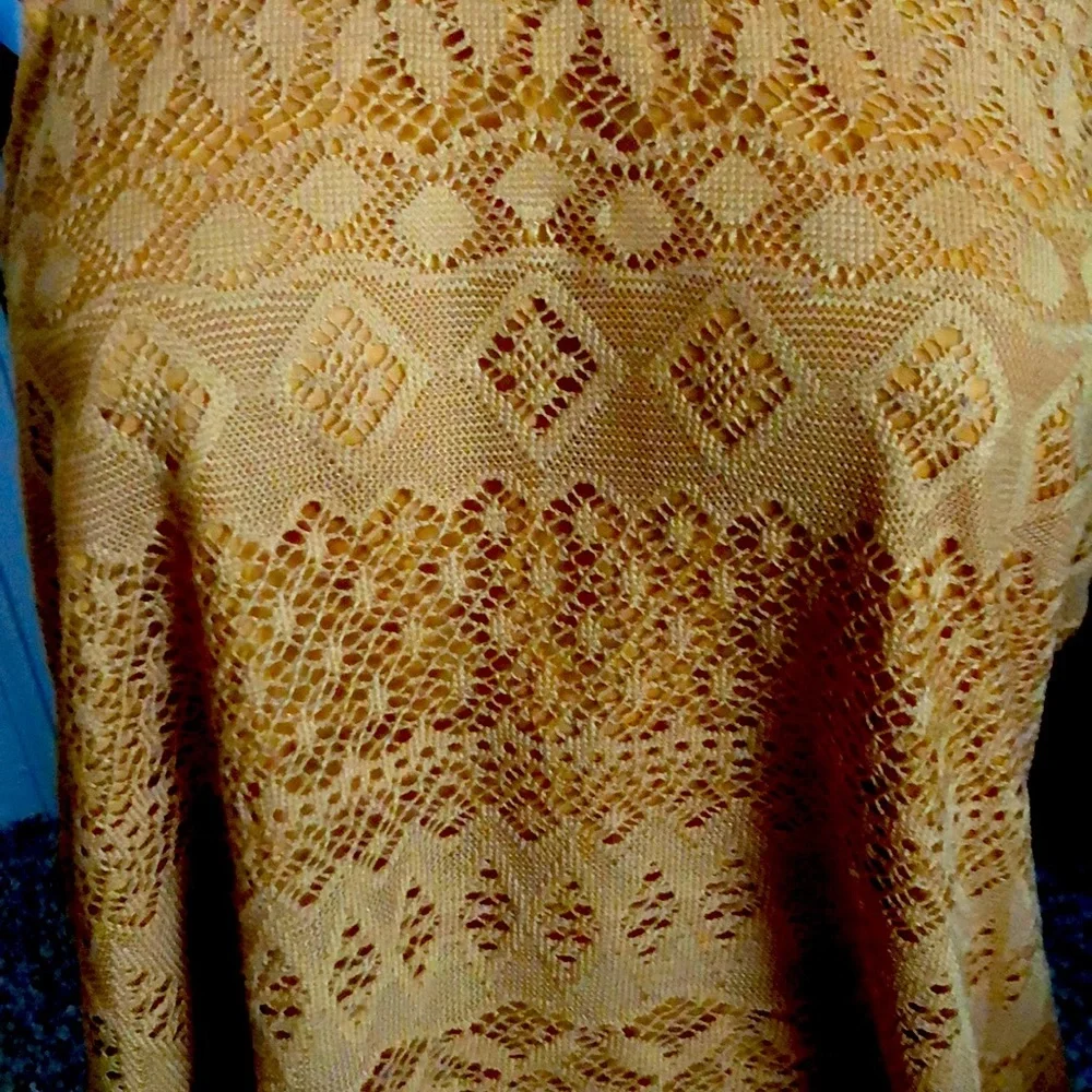 🌶2/$10xhilaration NWOT Sleeveless Crotchet Lined Lace Keyhole Top X S - Picture 4 of 11